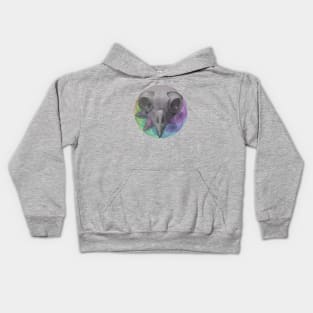 Chromatic Bird Skull Kids Hoodie